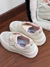 回力女鞋厚底板鞋潮流百搭小白鞋子女休闲运动鞋 1799 白粉 36 实拍图