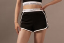 Calvin Klein内衣【摩登引力带】女士本命年ck家居外穿睡裤辣妹运动短裤QS5982 001-太空黑 M 实拍图