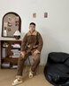 猫人【厚夹棉】男士睡衣男冬季睡衣加绒加厚家居服套装可外穿新品 实拍图