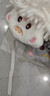 无印良品雪尼尔擦手球2条擦手毛巾厨房卫生间可爱抗菌不易掉毛擦手巾灰+白 实拍图