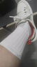 迪卡侬（DECATHLON）透气吸汗袜子运动袜高帮棉袜柔软舒适男女长袜 RS560-进阶白色-3双装 【35-38】(鞋码35/36/37/38) 实拍图