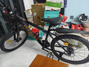 凤凰上海凤凰山地车自行车男士女式学生成人变速宽胎越野公路赛单车 【钢架/全套竞速轴承】条轮消黑 24寸24速【建议身高138-168cm】 实拍图