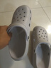 洁丽雅手术室专用洞洞鞋男士夏季外穿防滑EVA防臭沙滩凉鞋包头医用拖鞋 岩石灰 【潮流印花款】 44-45 【标准码】 实拍图