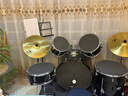斗牛士（Bullfighter）架子鼓成人初学者儿童专业考级爵士鼓打击乐器 黑色5鼓3镲（升级油皮鼓面） 实拍图