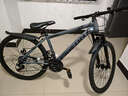 飞鸽山地自行车24速26寸男女式成人学生青少年休闲通勤代步越野车灰色 实拍图