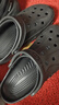 crocs卡骆驰洞洞鞋贝雅男鞋女鞋轻便耐磨一脚蹬拖鞋休闲鞋|10126 黑色-001 41 /42(260mm) 实拍图
