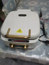 扬子家用多功能加深7cm电饼铛双面加热涮烤一体火锅电饼档烙饼锅早餐煎包锅火锅一体煎烤机涮烤多功能 乳白  加深7cm配玻璃盖+蒸架 实拍图