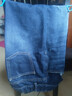 茵曼（INMAN）休闲显瘦宽松百搭舒适松紧腰高腰牛仔裤 深牛仔蓝 29 实拍图