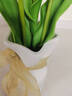 花点馨意陶瓷花瓶插花摆件现代不规则创意干花仿真花装饰花器褶皱小号8883 实拍图