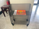伊思家桌下置物架书本旁书桌文件收纳柜办公桌小推车桌底办公桌书柜可移 两层白色【移动款】大号 实拍图