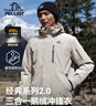 伯希和（Pelliot）【山野经典2.0】冲锋衣三合一男女秋冬羽绒保暖外套114401041米L 实拍图