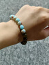乘鲤普陀山联名款寿山石绿檀手串男女款檀木手链高级感[穗子款]8mm 实拍图