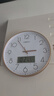 康巴丝（Compas）挂钟客厅钟表石英钟表挂墙时钟日历挂表 C3219AY轻奢金 35cm 实拍图