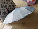 遮阳雨伞16骨抗风折叠太阳伞防晒紫外线女晴雨两用双人遮阳伞 天蓝色 16骨 【冰岛乌龙】彩胶撞色 实拍图
