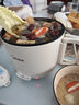 美的宿舍电煮锅不锈钢小型1-2人锅多功能一锅多用泡面锅小型迷你电煮锅小电锅1-2人便携式煮面锅电火锅 1.6L 【食品级不粘 折叠手柄】XZE1621S 实拍图