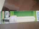 飞利浦标准型节能灯E27大螺口灯泡电灯泡荧光光源替换白炽灯 【2U】-14W-155mm 黄光 实拍图