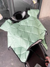 JCZS德国电动车挡风被冬季加绒加厚保暖防风防雨防水罩四季通用新款 薄荷奶绿侧翼加宽-pu小羊皮升级大把套+加绒加厚加 实拍图