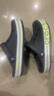 卡骆驰（CROCS）洞洞鞋贝雅卡骆班轻便耐磨一脚蹬休闲鞋|205089 石板灰/青柠绿-0GX 39 (240mm) 实拍图