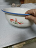 1只陶瓷30厘米和面盆家用陶瓷餐具陶瓷酸菜鱼水煮肉盆陶瓷和面盆 1只年年有鱼30厘米陶瓷和面盆 实拍图