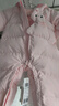 巴拉巴拉童装婴儿羽绒服连体衣宝宝2025新款冬装加厚保暖哈衣爬服萌趣造型 粉色小猫-白鸭绒 90 cm-充绒量93g 实拍图