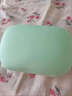 卡莱茵记忆棉小枕头抱枕午睡小枕头办公室抱枕午休神器迷你面包趴睡枕 单只 冰丝军训绿 34*24*10 实拍图