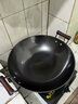 厨享味佛山铁锅双耳老式生铁铸铁锅家用炒菜锅无涂层不粘煤气燃气灶炒锅 双耳【3-5人用】 38cm 铁锅+锅盖+304锅铲 实拍图