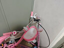 永久儿童自行车3-8岁小孩脚踏单车宝宝中大童女孩公主款童车 【黑胎-折叠】小猫粉+护具礼包 16寸 实拍图