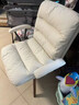 美尼乐家用实木旋转书桌椅子舒适久坐电脑椅办公化妆椅卧室靠背椅学习椅 简约白-原木色腿【防污PU皮】 实木脚 固定扶手 实拍图