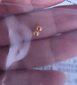 御邪黄金转运珠足金999路路通光面金珠手串串珠手链七夕情人节礼物 3毫米特供金珠两颗 实拍图