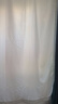 OCG幻影纱测量安装窗帘纱帘透光不透人客厅飘窗阳台白色窗纱 白色加厚版挂钩 【体验价】宽1.3高1.5单片 米 实拍图