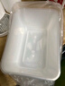 美丽雅一次性饭盒方形1000ml*30套 快餐打包盒带盖食品级便当野餐盒 实拍图