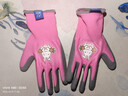 星宇（XINGYU）儿童手套1双3号小童款粉色园艺赶海宠物鹦鹉仓鼠抓咬劳动防护手套 实拍图