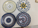 【央视报道】出口欧美23cm大平盘波西米亚风9英寸大号高颜值家用 款式随机发9英寸平盘【4个装】 实拍图