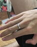 BJYL免费刻字男士戒指男潮流简约小众食指环男开口可调节单身尾戒礼物 【主图热销款】自律单戒 实拍图