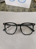 依视路（ESSILOR） 钻晶系列高清耐磨防蓝光近视超薄镜片专业配度数眼镜架男女镜框 TR90-全框-1156BK-黑色 镜框+依视路膜岩高清1.60现片 实拍图