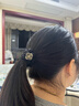 奇美拉（CHIMERA）2件高弹耐用发圈百搭布艺皮筋丸子头高马尾头绳发饰女新年礼物 实拍图