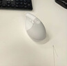 罗技（Logitech）Lift人体工学鼠标 垂直鼠标 小手鼠标 无线蓝牙鼠标 3台设备秒切换 带Logi Bolt接收器 白色 实拍图