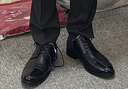 百丽通勤商务皮鞋男秋冬新商场款牛皮正装鞋婚鞋CF01DCM9 经典黑 44 (270mm) 实拍图