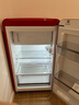 小吉（MINIJ）冰箱小型家用单门冰箱121升一级能效客厅宿舍办公室圣诞礼物复古迷你小冰箱Pro 121L|一级能效|热力红 实拍图