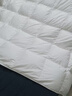 源生活防钻绒 100%白鸭毛羽毛被芯 双人秋冬被子 7斤 200*230cm 白色 实拍图