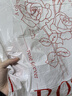 利得抽绳垃圾袋玫瑰印花50*55cm100只1.2丝加厚家用免撕塑料袋 实拍图