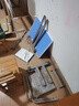 领坚儿童学习桌中小学生可升降书桌椅课桌写字桌小户型培训班家用套装 学校同款桌椅(4cm铁柱)+蓝色 60CM*40CM*76CM 实拍图