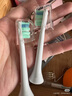飞利浦（PHILIPS）电动牙刷刷头 智臻护龈型刷头G3 HX9053/ W3 HX9063 3支装 白色 适配钻石7系9系AI刷 实拍图