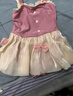 梵迪拉（F.DYRAA）儿童泳衣女童连体公主裙可爱女孩泡温泉幼儿宝宝游泳32643粉色L 实拍图