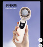 嘉柏兰高速手持小风扇挂脖桌面宿舍床头电风扇静音充电长续航usb风宝微小型便携迷你随身 【复古米】超大风力丨100档可调丨常规款 实拍图