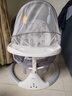 优乐博（ULOP）婴儿摇摇椅哄娃神器电动摇椅新生儿见面礼宝宝满月礼物哄睡摇篮 婴儿哄睡神器摇篮摇摇床[带餐盘] 婴儿用品哄睡神器电动摇摇椅 实拍图