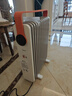 美的（Midea）【暖阳系列】取暖器/电热油汀/加热电暖器/立式电暖气/家用WIFI智能遥控防烫加湿恒温 HYW22KRB 实拍图