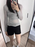 妙奕嘉黑色短裤女夏季高腰牛仔超短裤显瘦热裤显腿长搭配靴子辣妹短裤 黑色牛仔短裤【S】 建议85-90斤 实拍图