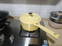 京东京造 奶锅 婴儿辅食小汤锅泡煮面陶瓷不粘【有钛健康】20cm渐变黄 实拍图