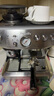 铂富（Breville）BES876 半自动咖啡机 家用意式 研磨奶泡一体式 智能辅助压粉系统  25挡 流光银  实拍图